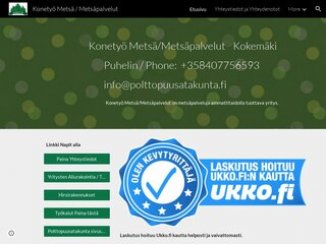 Konetyö Metsä metsäpalvelut