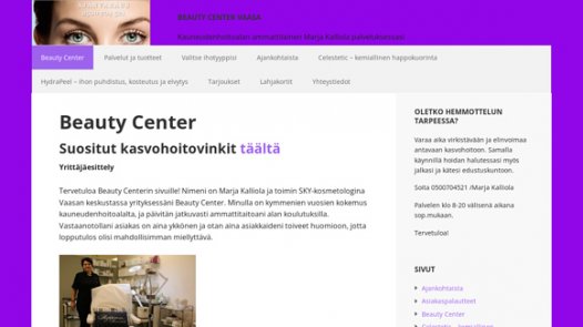 Vaasan Beauty Center Ky